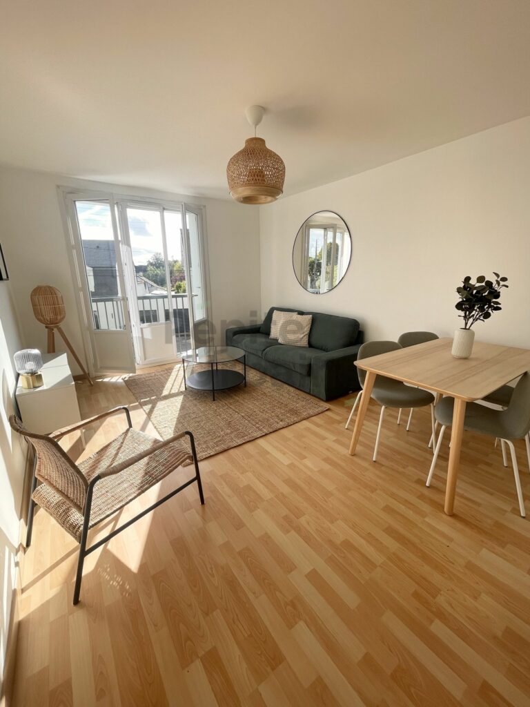 Appartement 3 chambres entièrement meublé avec garage