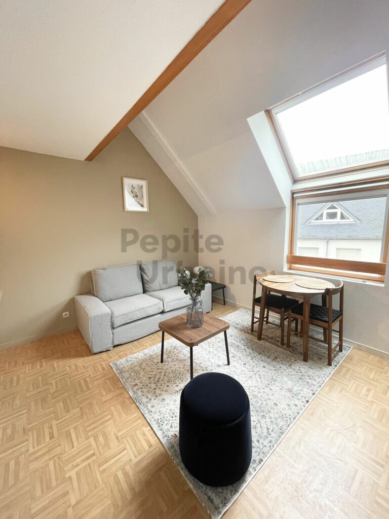 Très bel appartement rénové et meublé à neuf idéalement placé entre Talensac et place Viarme !