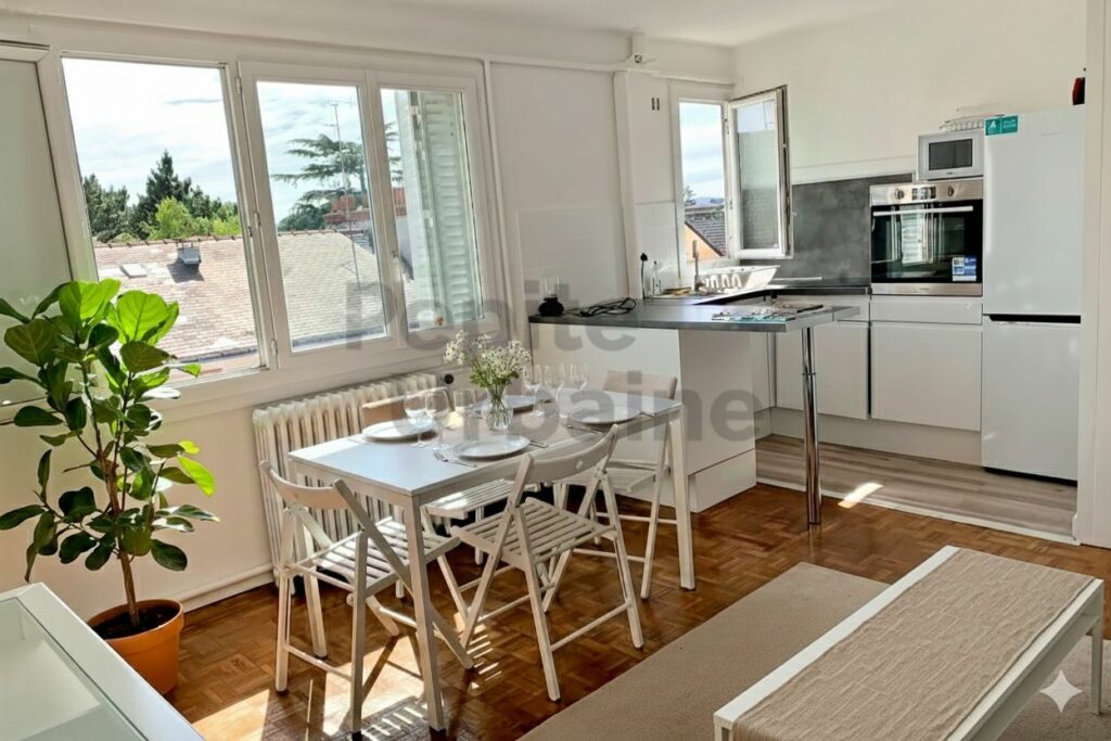 VIARME – Très bel appartement 2 chambres meublé et rénové – 4ème et dernier étage –