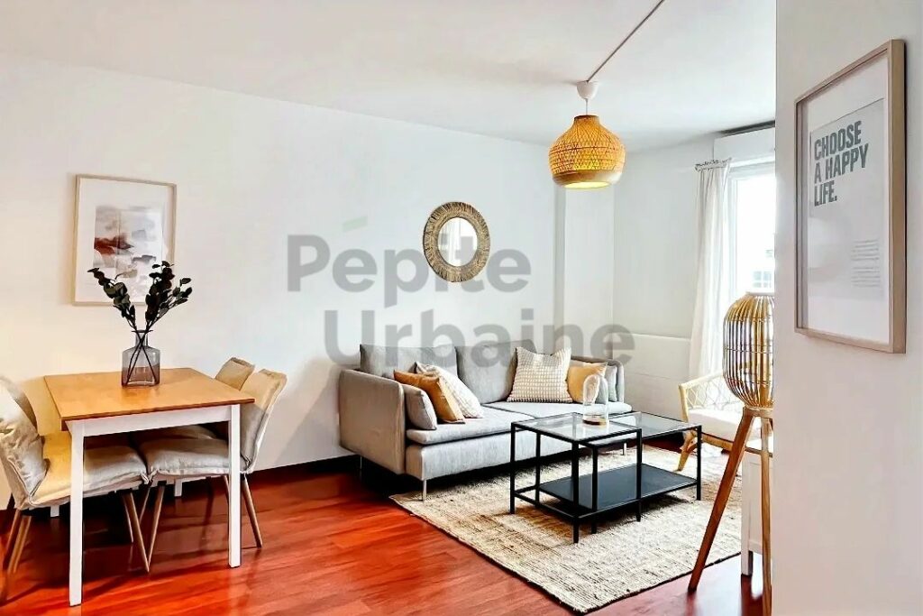 T3 rénové et meublé à neuf avec parking – Quartier Saint Donatien