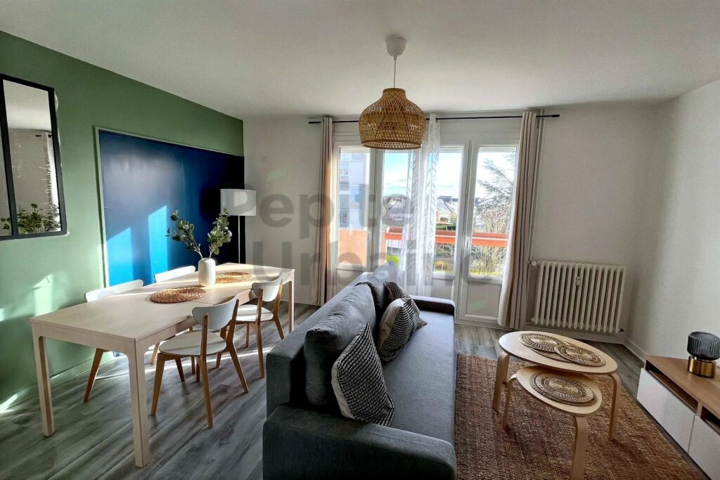 Très bel appartement récent et meublé avec 3 chambres, lumineux et sans vis à vis !
