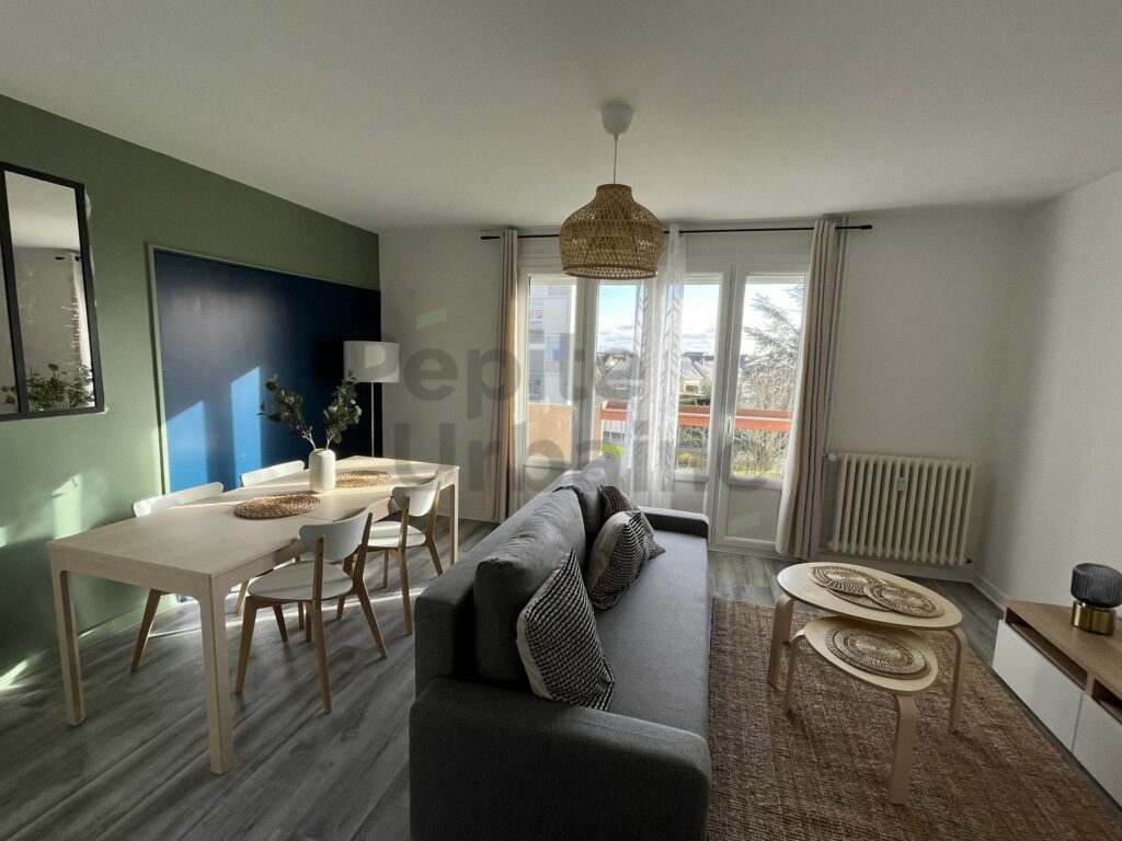 Très bel appartement récent et meublé avec 3 chambres, lumineux et sans vis à vis !