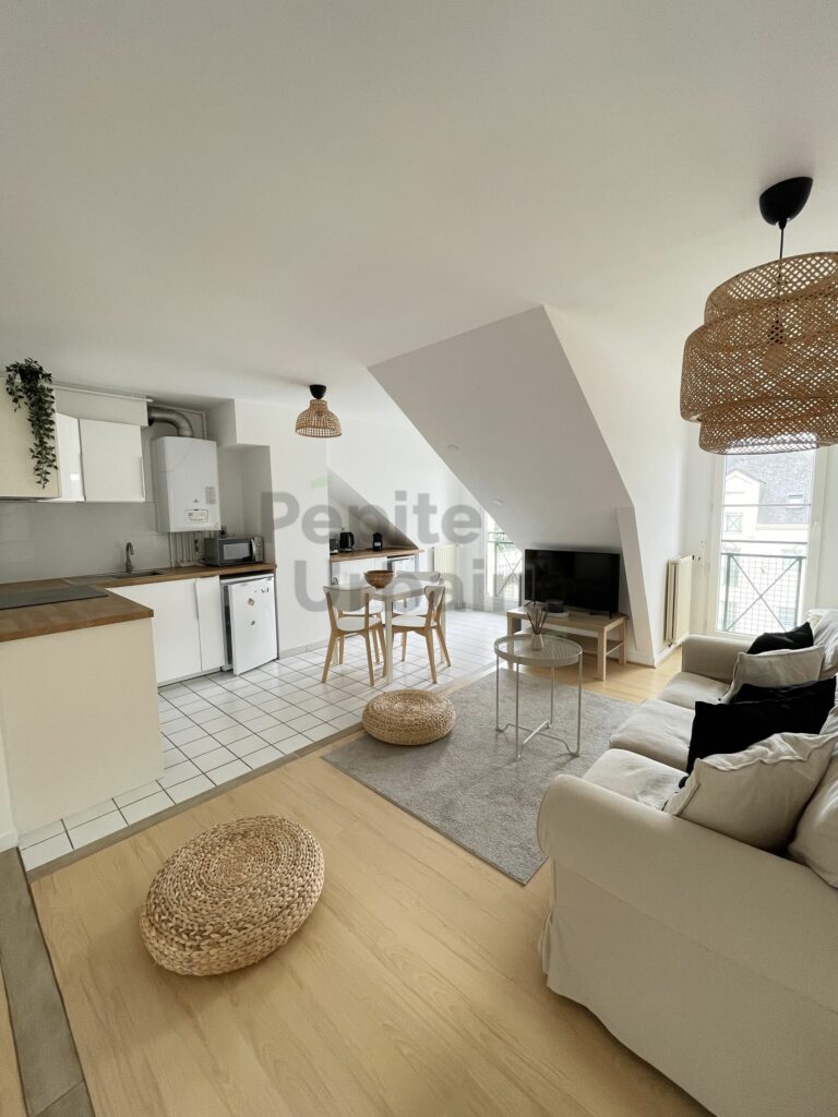 Bel appartement cocooning de trois chambres – Quartier très prisé de la Perverie – Place de parking et cave