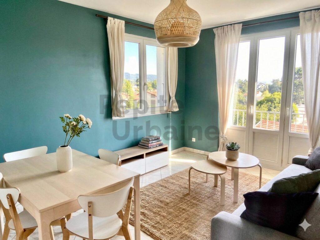 Très bel appartement avec vue dégagée, 3 chambres, entièrement meublé et équipé à neuf, stationnement compris !