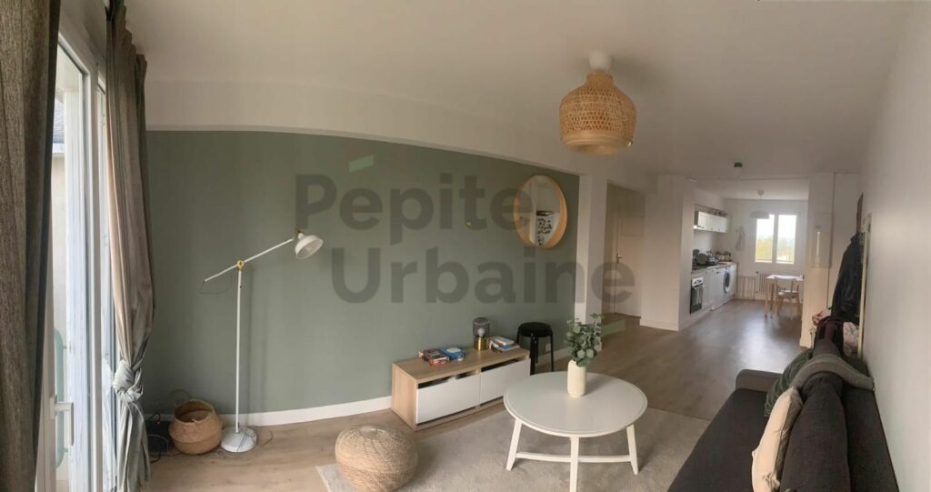 Bel appartement meublé – 70m² – 3 chambres – avec cave et place de parking – Chauffage, eau chaude/froide compris dans le loyer