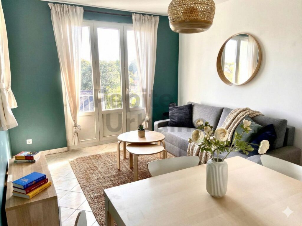 🏠 Bel Appartement T4 – 3 Chambres – Meublé & Équipé à Neuf