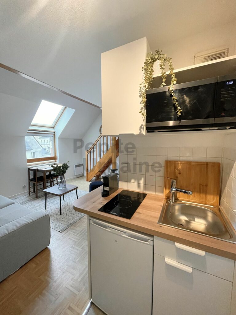 Très bel appartement rénové et meublé à neuf idéalement placé entre Talensac et place Viarme !