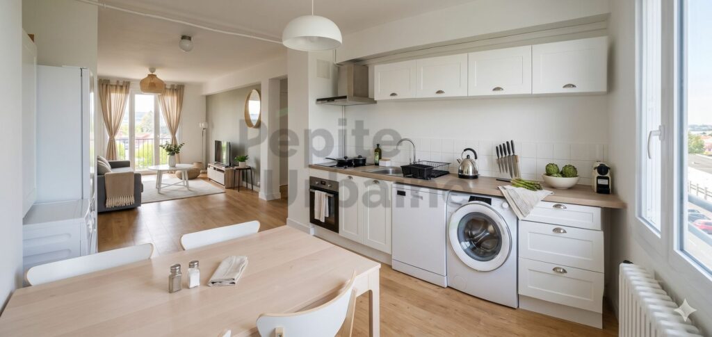 🏠 Annonce : Appartement T4 Meublé – Idéal Colocation – Rennes Chauffage, eau chaude et eau froide INCLUS