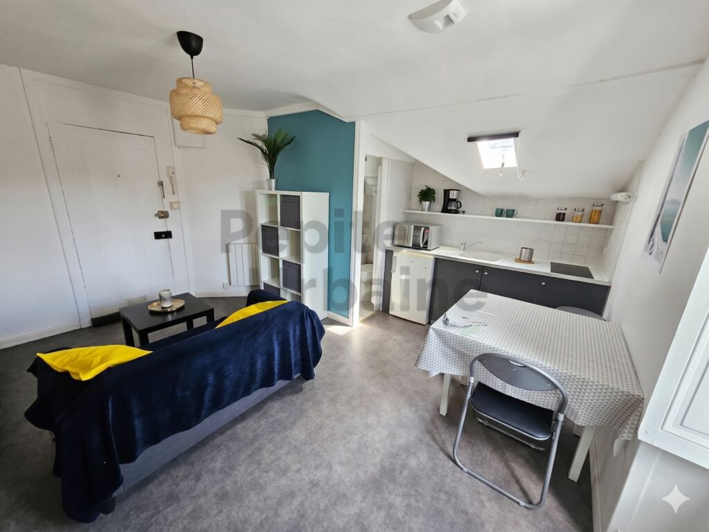 Studio meublé de 22 m² – disponibilité au 30/06