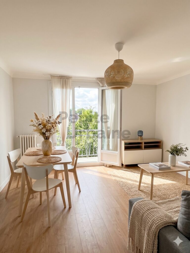 ✨ FRAIS D&rsquo;AGENCE OFFERTS :Superbe T4 rénové et meublé avec goût — Lumineux, traversant, sans vis-à-vis