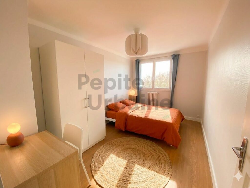 ✨ Chambre disponible en colocation – Superbe T4 rénové & meublé avec goût