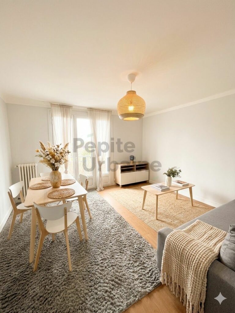 ✨ Chambre disponible en colocation – Superbe T4 rénové & meublé avec goût