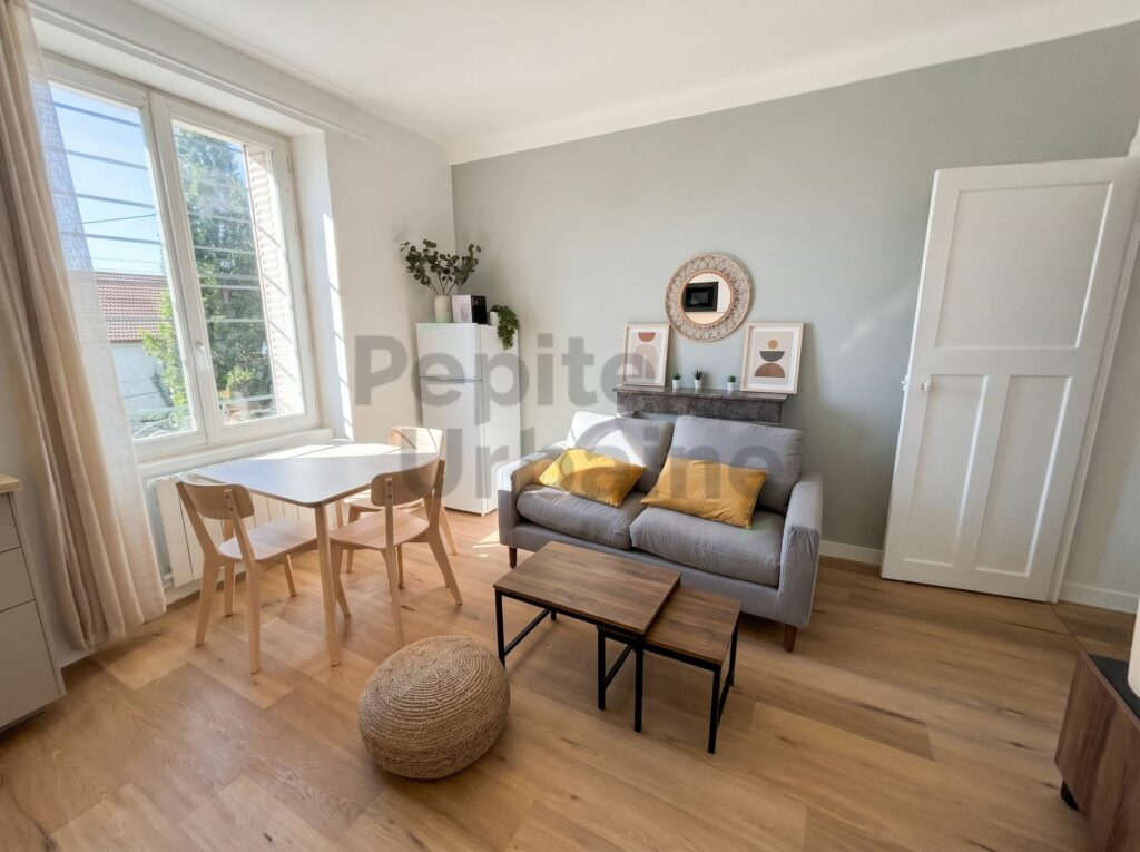 A LOUER T2 meublé refait à neuf par un architecte idéalement situé